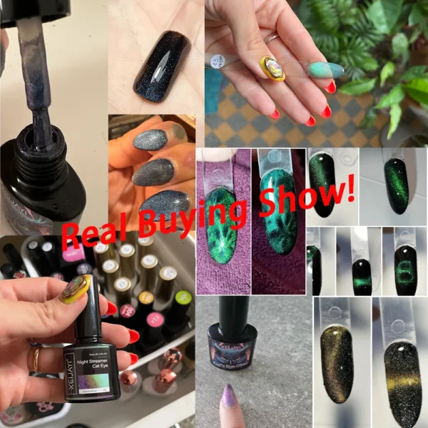 8ml Cat Eye Nail Gel Polish 9D Upgraded Magnetic Gel Polish Galaxy Chameleon Effect Nail Gel Soak Off Salon Manicure Nail Gel - Image 80