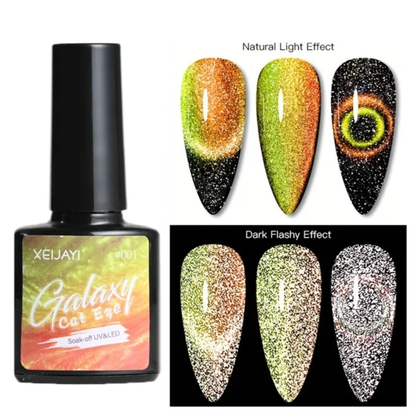 8ml Cat Eye Nail Gel Polish 9D Upgraded Magnetic Gel Polish Galaxy Chameleon Effect Nail Gel Soak Off Salon Manicure Nail Gel - Image 41