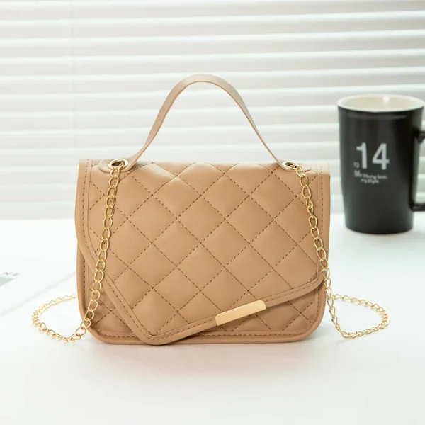 2022 Messenger Bag for Women Luxury Lingge Embroidery Handbags Female Cosmetic Bag Fashion Chain Ladies Crossbody Shoulder Bags - Image 9