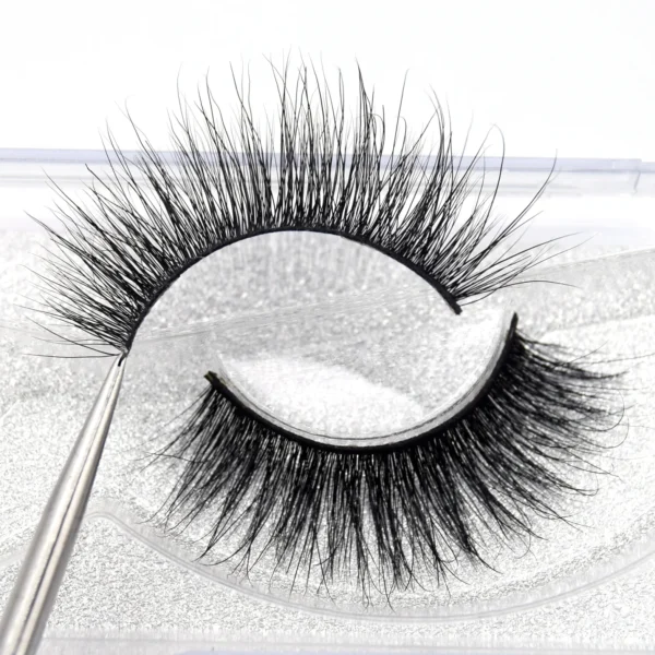 Visofree Mink 3D Lashes Handmade Mink Lashes  Long False Eyelashes Crisscross Maquiagem Profissional Makeup Eye Lashes 3D08 - Image 8