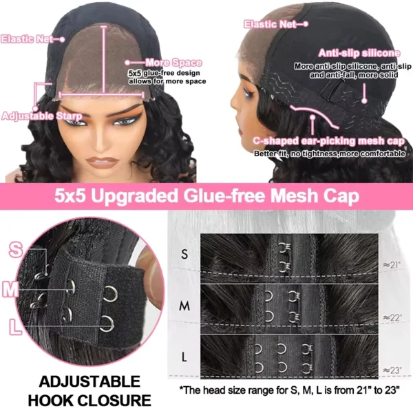 1B/99J/27 Omber black hair with red blonde Highlight 5x5 Hd Lace Closure Body Wave Wig Human Hair 99J Glueless Wig Ready To Wear - Image 6