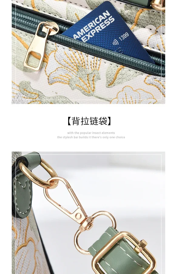 New Women's bags 2025 fashion trend design stripe hit color handbag shoulder bag messenger bag Korean style bag - Image 29
