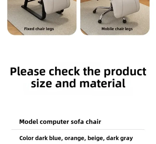 Computer Chair, Home, Comfort, Lazy, Sofa, Sedentary, Backrest, Office, College Students, Dormitory, E-sports, Live Broadcast - Image 55