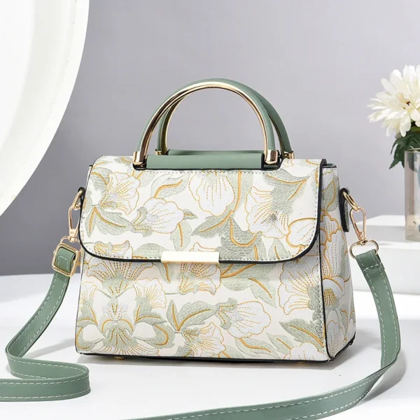 New Women's bags 2025 fashion trend design stripe hit color handbag shoulder bag messenger bag Korean style bag - Image 10
