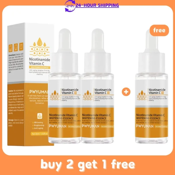 Vitamin C Whitening Serum Face Remove Dark Spots Freckles Fade Melanin Retinol Anti-wrinkle Essence Brightening Korean Skin Care - Image 7