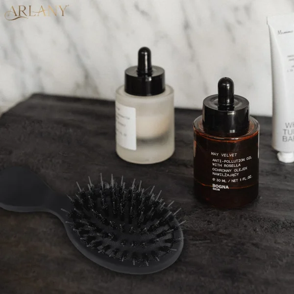 ARLANY Boar Bristle Hair Comb Mini Matte Finish Hair Scalp Massage Comb Hairbrush Detangling Cushion Brush Hairdressing Tool - Image 10