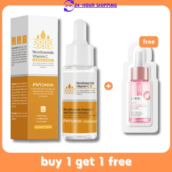 Vitamin C Whitening Serum Face Remove Dark Spots Freckles Fade Melanin Retinol Anti-wrinkle Essence Brightening Korean Skin Care - Image 8