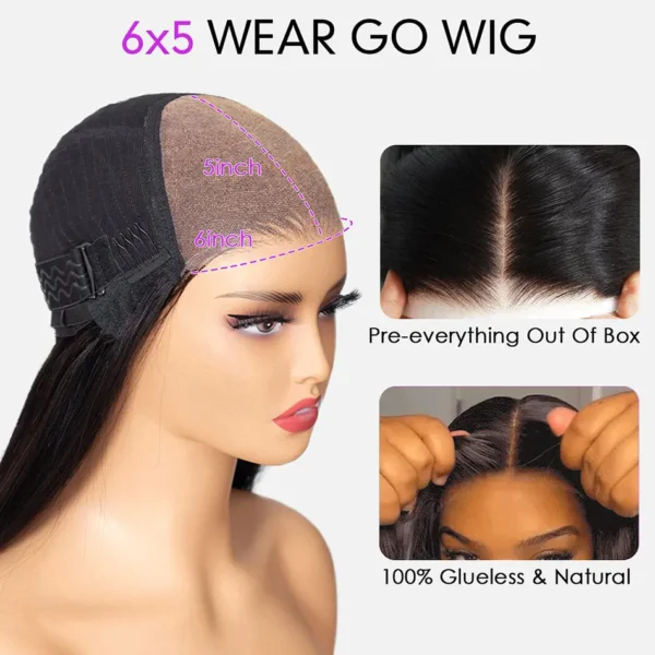 CELIE Pre-styled Butterfly Haircut Pop Layers Wig 200% Loose Wave 6×5 Ready To Go Glueless Wig Pre Plucked 13x4 Lace Frontal Wig - Image 5