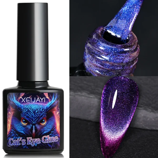 8ml Cat Eye Nail Gel Polish 9D Upgraded Magnetic Gel Polish Galaxy Chameleon Effect Nail Gel Soak Off Salon Manicure Nail Gel - Image 45