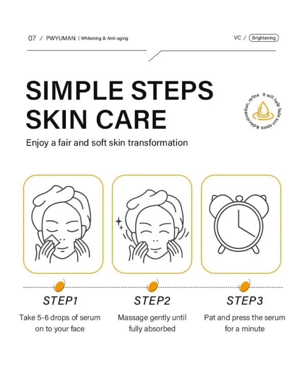Vitamin C Whitening Serum Face Remove Dark Spots Freckles Fade Melanin Retinol Anti-wrinkle Essence Brightening Korean Skin Care - Image 17