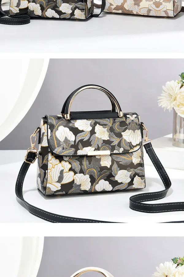 New Women's bags 2025 fashion trend design stripe hit color handbag shoulder bag messenger bag Korean style bag - Image 18