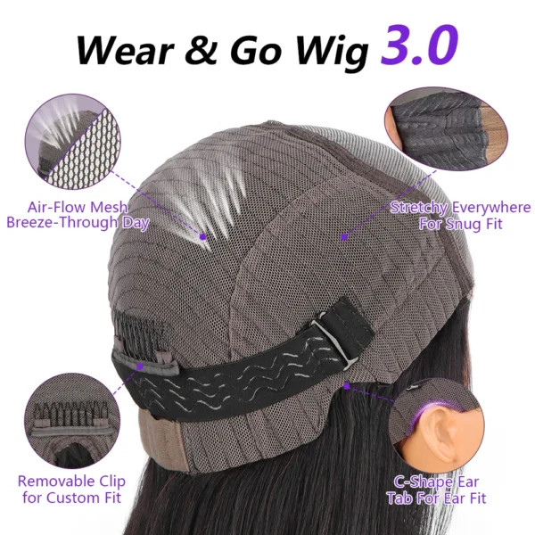 1B/99J/27 Omber black hair with red blonde Highlight 5x5 Hd Lace Closure Body Wave Wig Human Hair 99J Glueless Wig Ready To Wear - Image 9