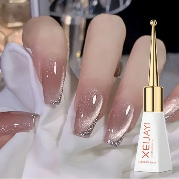 8ml Cat Eye Nail Gel Polish 9D Upgraded Magnetic Gel Polish Galaxy Chameleon Effect Nail Gel Soak Off Salon Manicure Nail Gel - Image 29