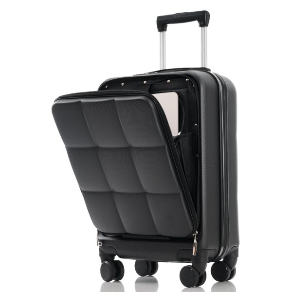 ABS Hard-shell Suitcase With Spinner Wheels, Cup Holders - Image 2