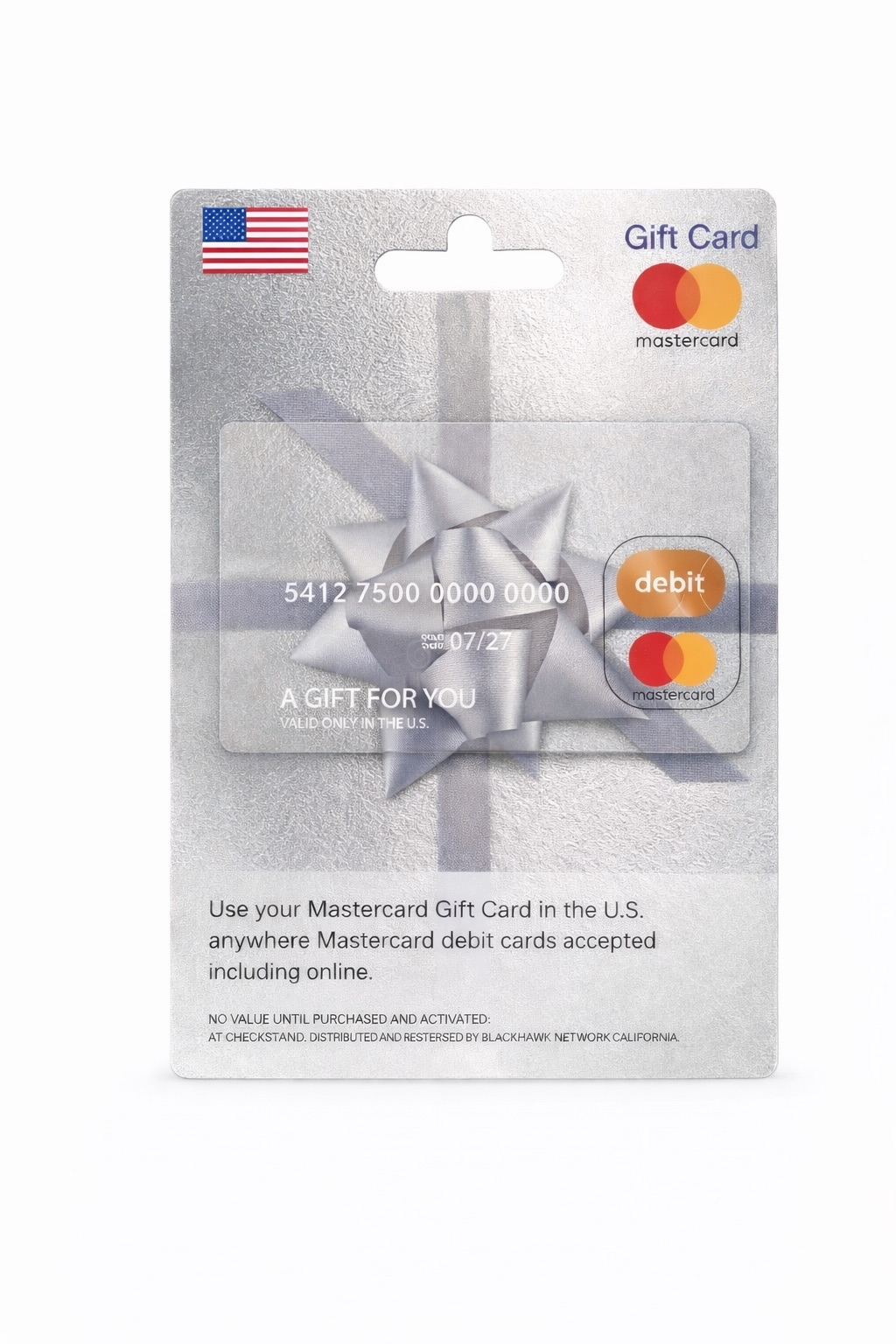 Mastercard Gift Card (US) – Prepaid Mastercard Debit Card | Online & In-Store Use